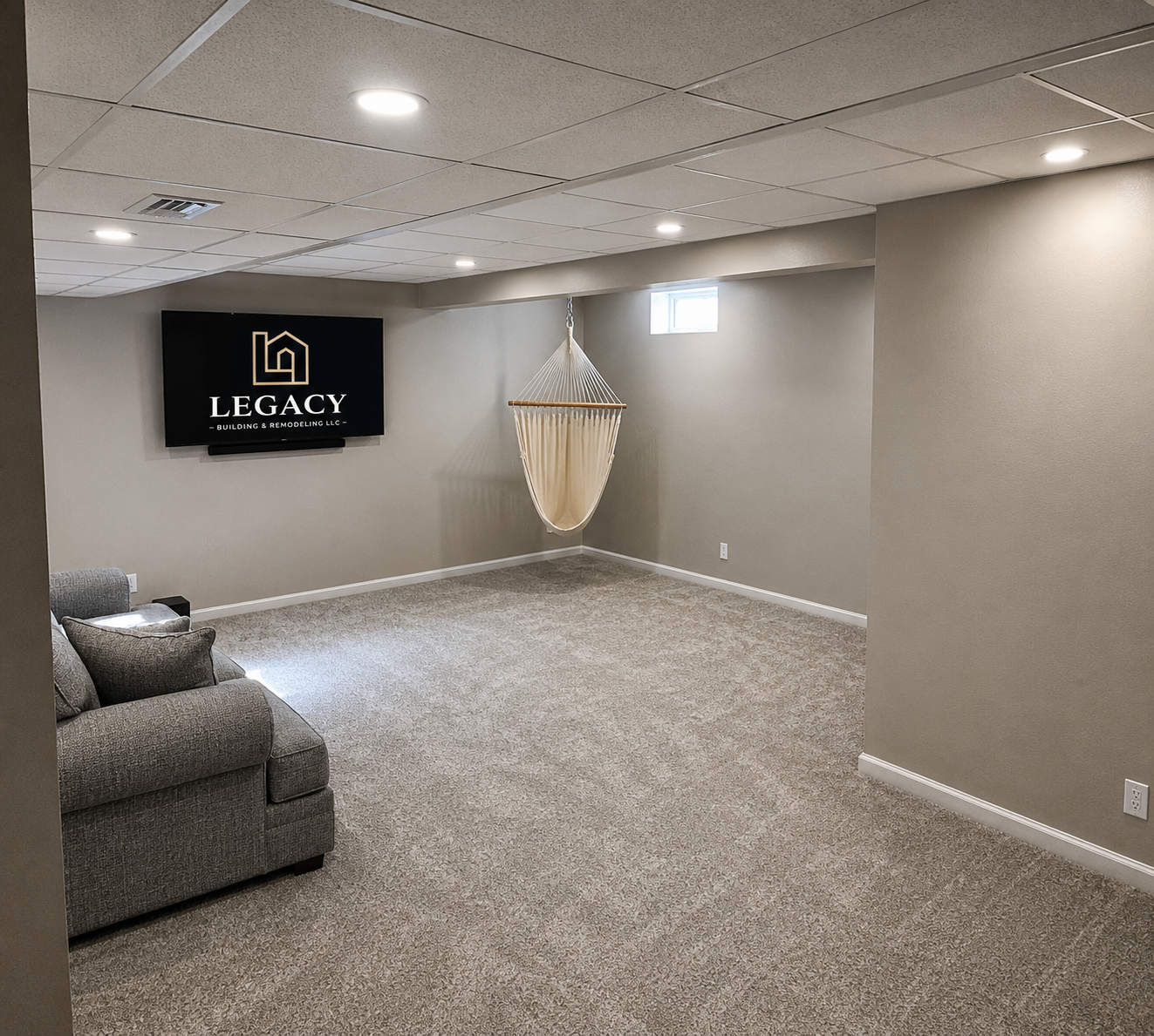Basement Remodeling project by Legacy Building & Remodeling in Columbus, Ohio